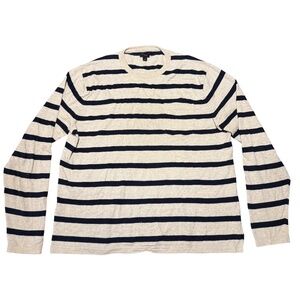 J.Crew Striped Long Sleeve Cotton Shirt – Size L